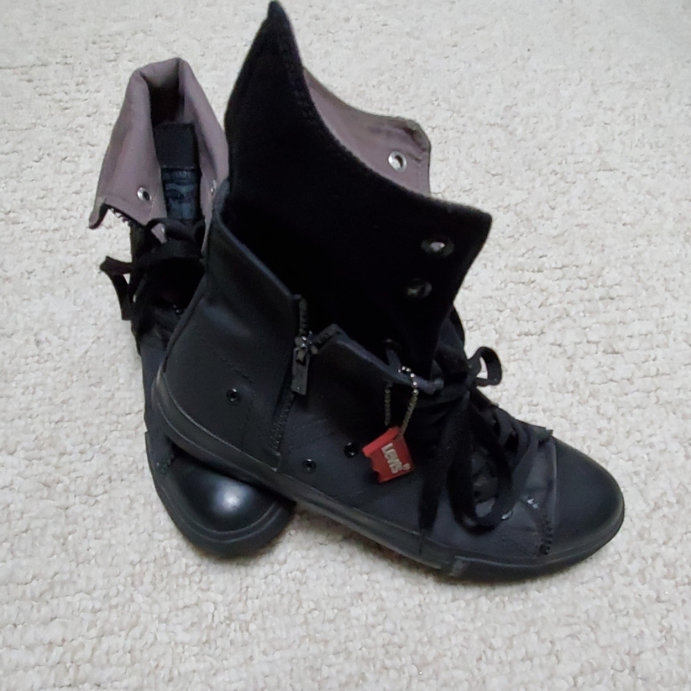 Mens Black Levi's Zip X Hi Casual Shoe

Previous